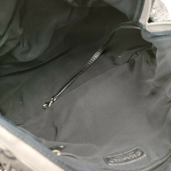 Chanel Hand Bag Silver Nylon - Picture 6 of 9